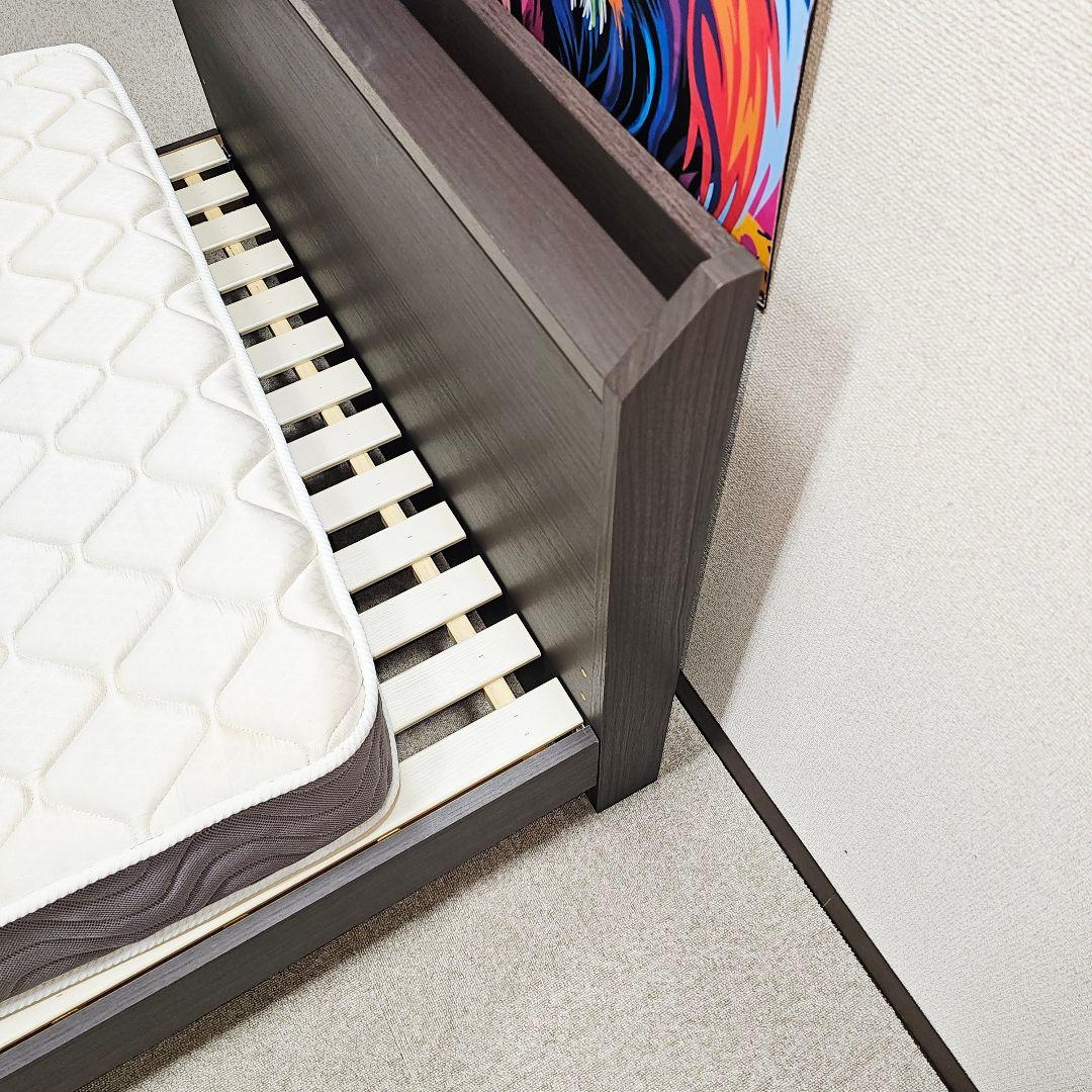 セミダブルベッド+マットレス semi-double 東京23区への無料配送