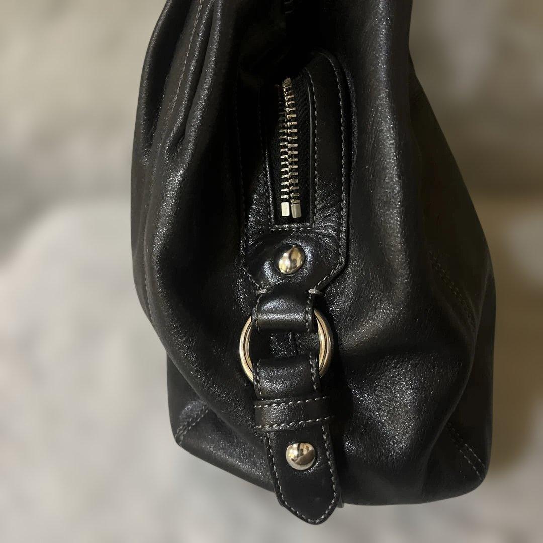 美品　COACH Madison Maggie ブラック ショルダーバッグ