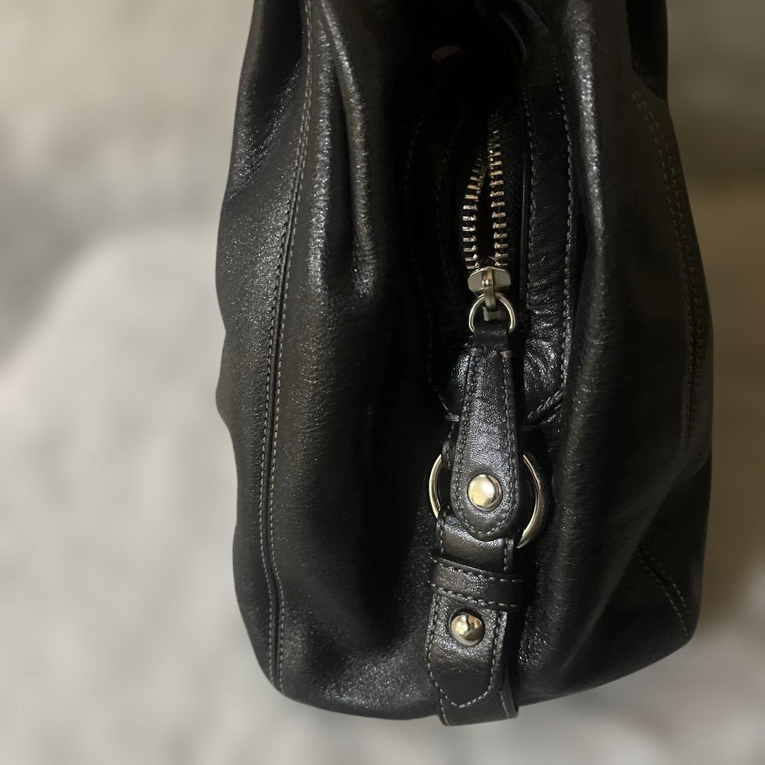 美品　COACH Madison Maggie ブラック ショルダーバッグ