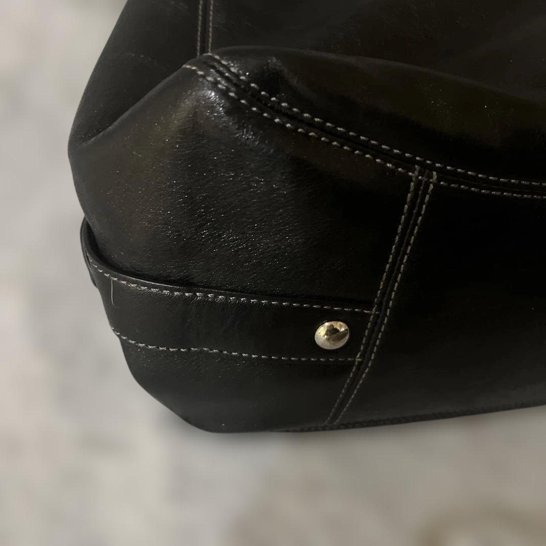 美品　COACH Madison Maggie ブラック ショルダーバッグ