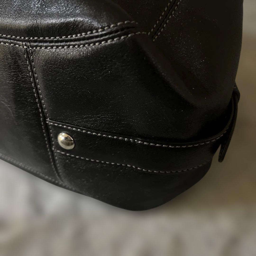 美品　COACH Madison Maggie ブラック ショルダーバッグ