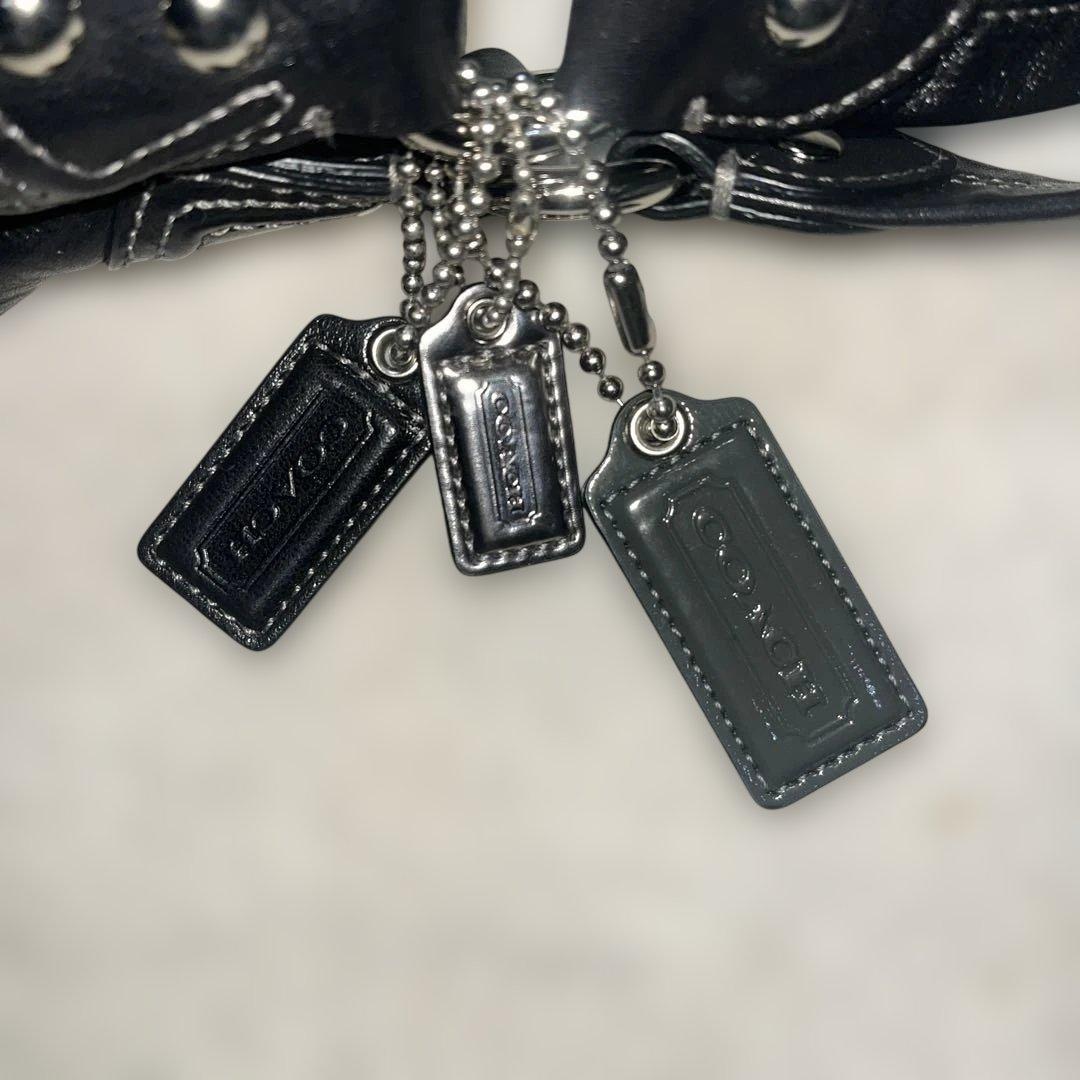 美品　COACH Madison Maggie ブラック ショルダーバッグ