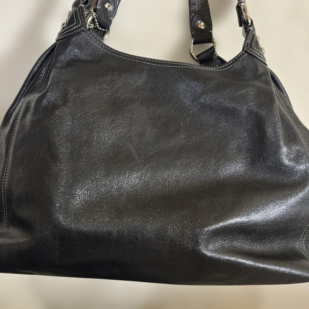 美品　COACH Madison Maggie ブラック ショルダーバッグ