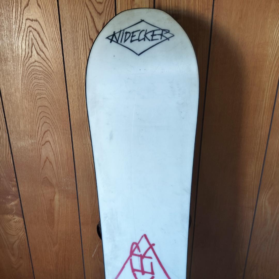 NIDECKER スノーボード ビンディング付 カウ柄 154cm