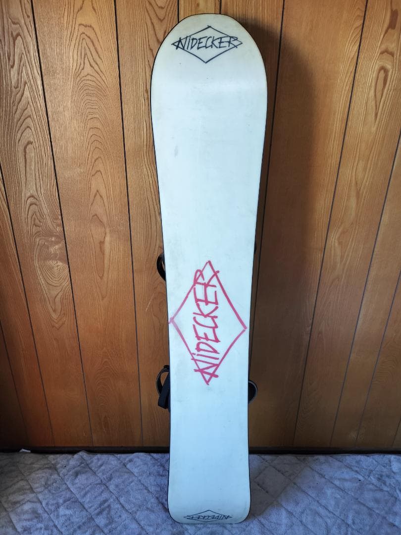 NIDECKER スノーボード ビンディング付 カウ柄 154cm