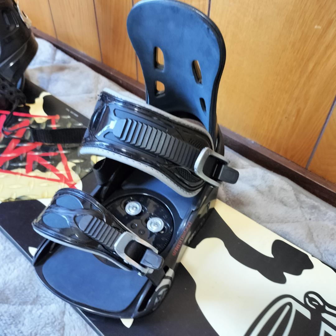 NIDECKER スノーボード ビンディング付 カウ柄 154cm