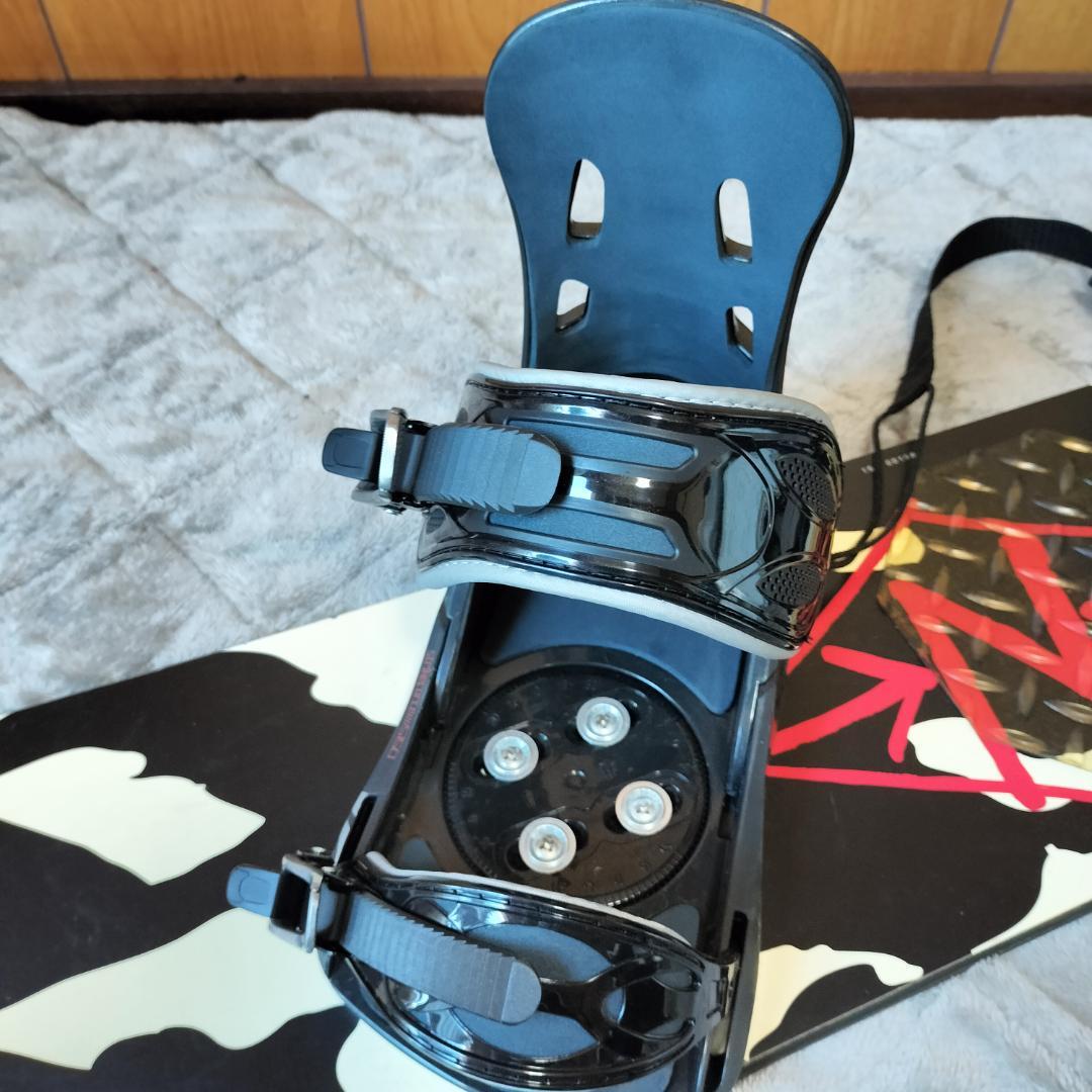 NIDECKER スノーボード ビンディング付 カウ柄 154cm