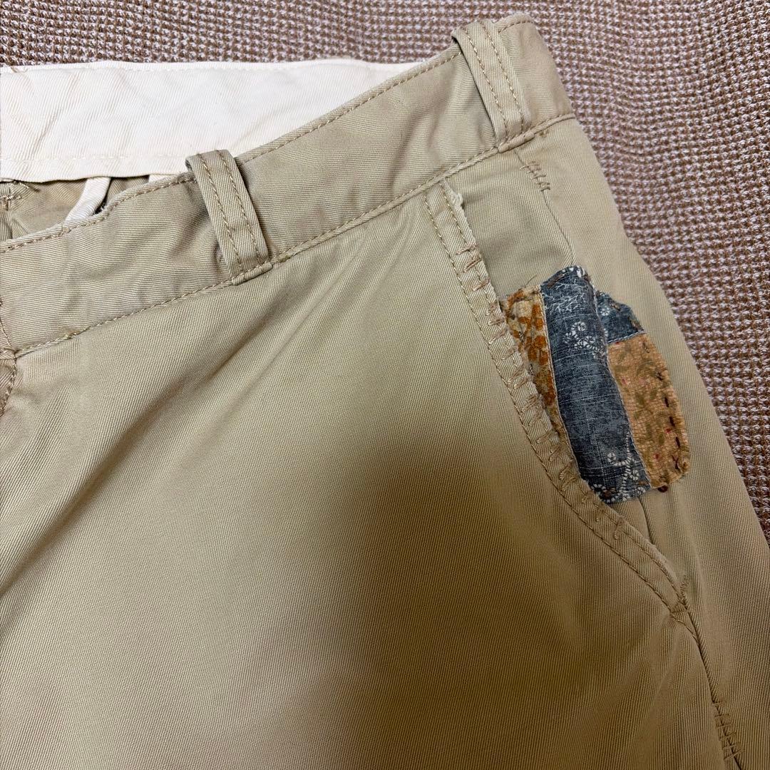 ポロラルフローレン パッチワークチノ 【QUILTED PANTRRL】RRL風