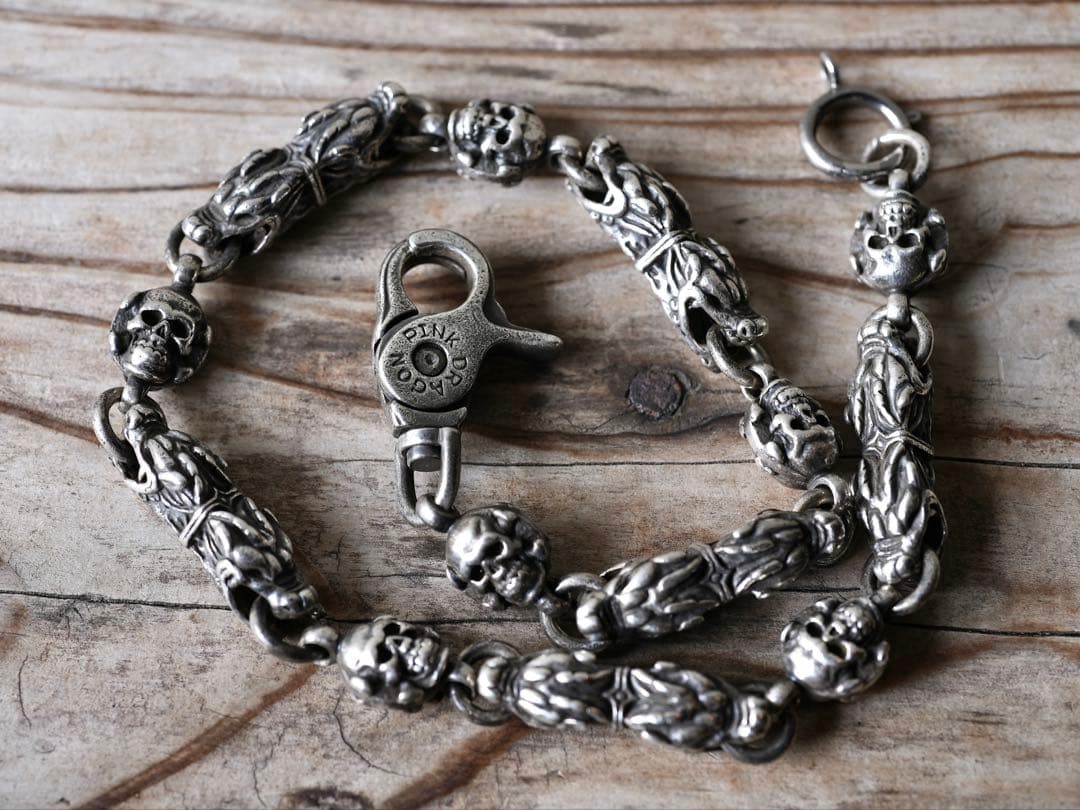 CREAM SODA / PINK DRAGON シルバー ウォレットチェーン