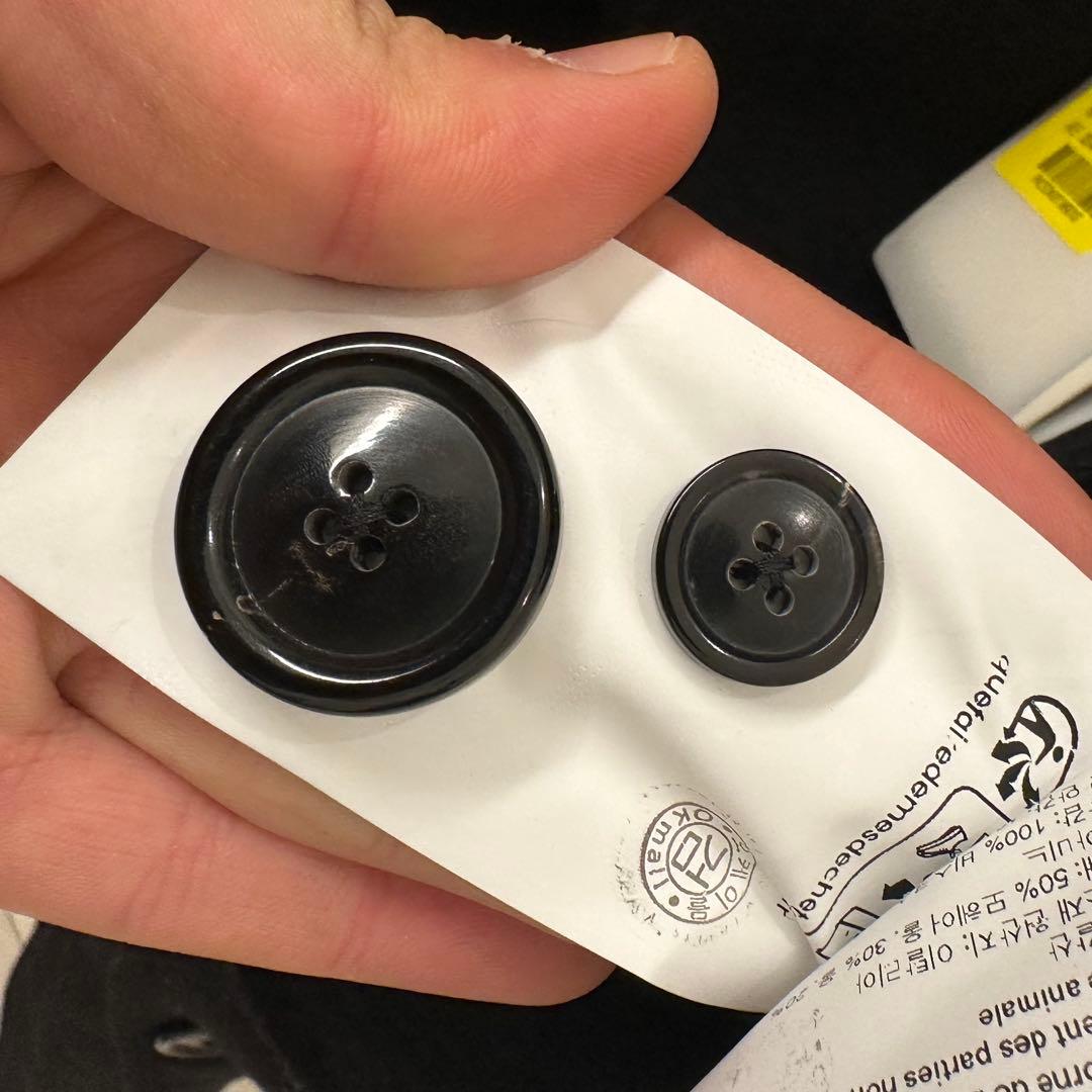 OUR LEGACY WHALE COAT ブラック 44