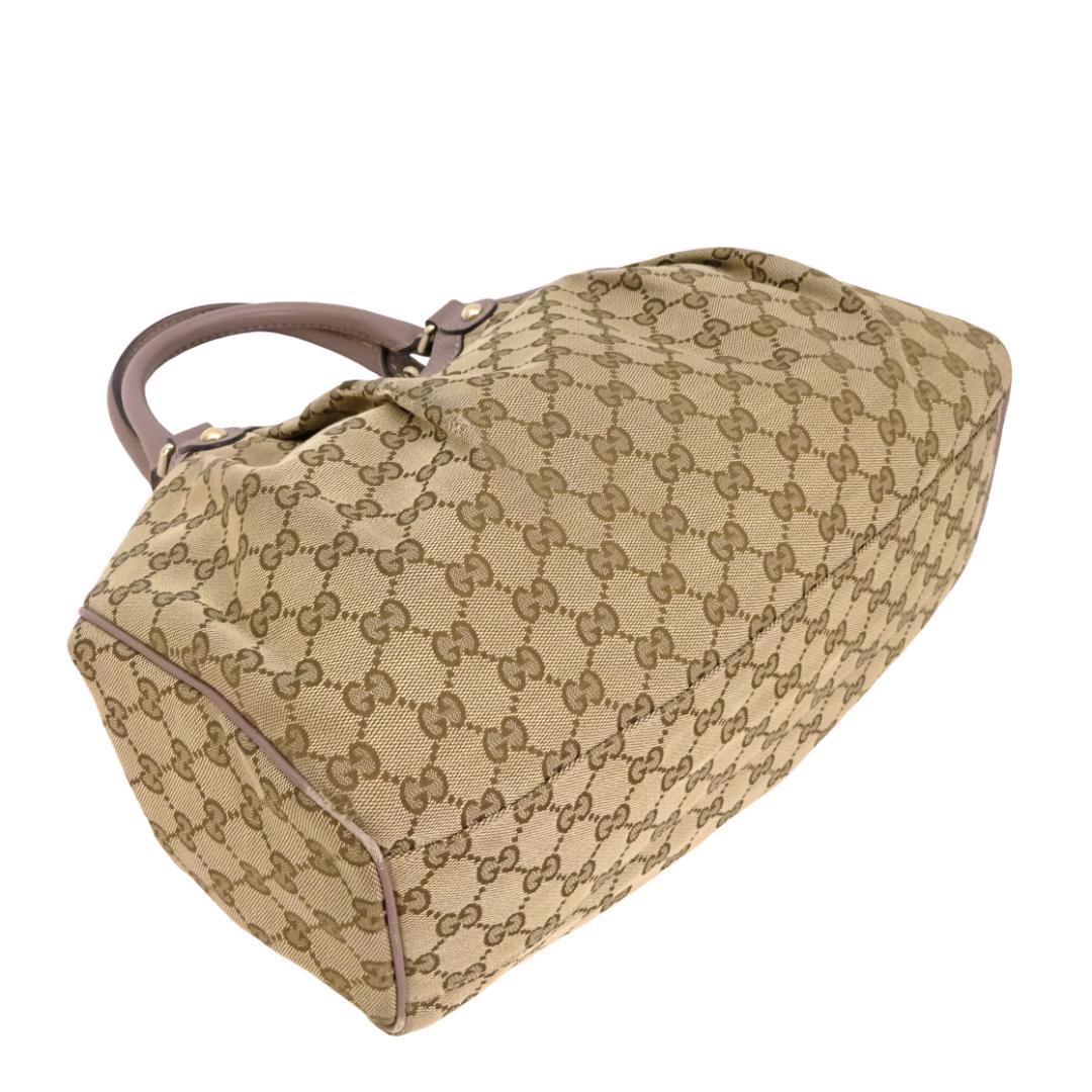 本物 ■グッチ■スーキー トート GG キャンバス トートバッグ ハンドバッグ