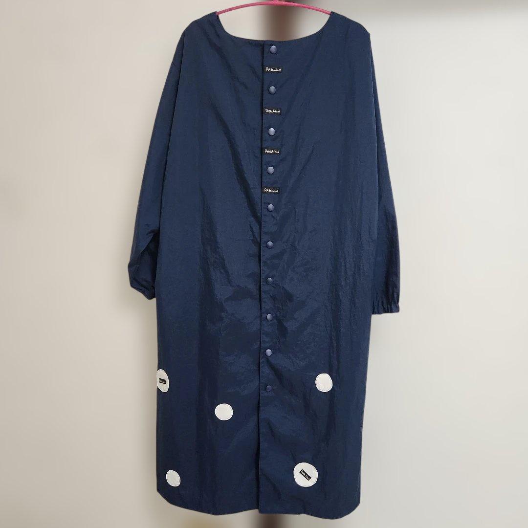 さえら POTECHINO ピエロの割烹着 ネイビー