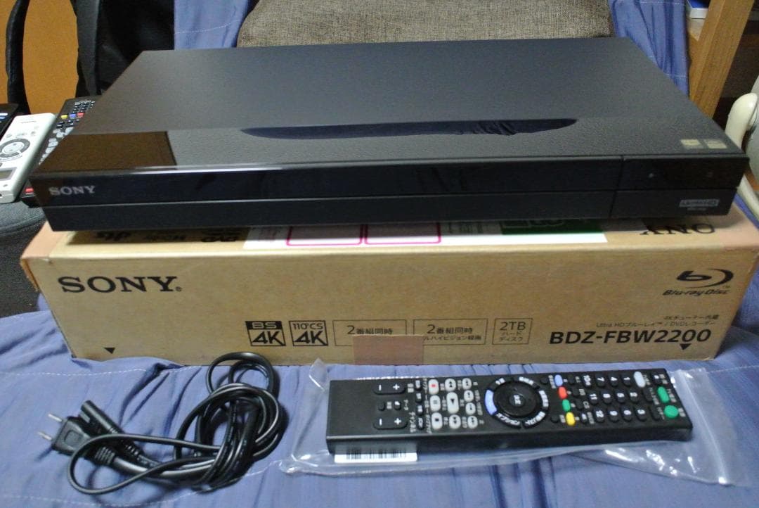 BDZ-FBW2000 動作品 SONY 4K ブルーレイレコーダー 本体