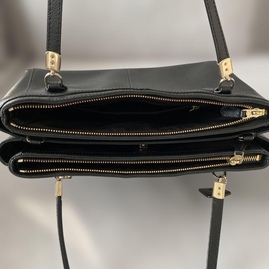 美品　COACH コーチ トートバッグ ブラック ビジネス　お仕事