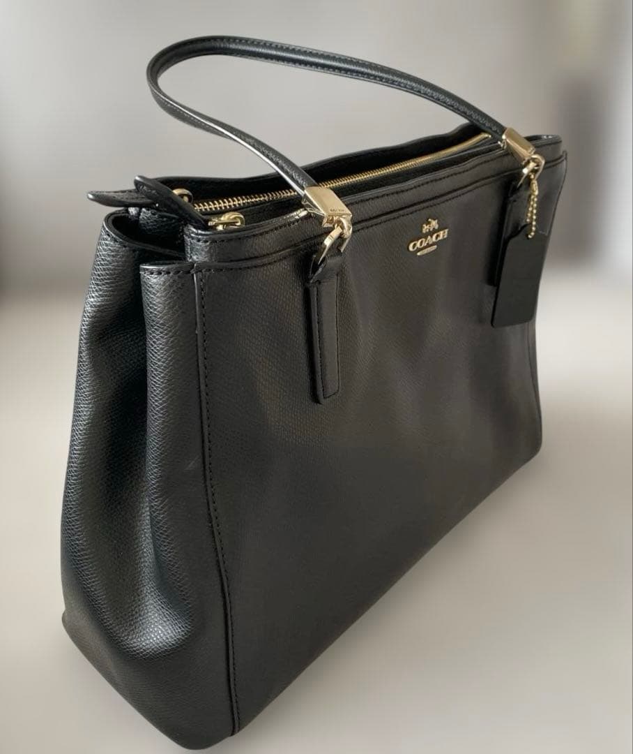 美品　COACH コーチ トートバッグ ブラック ビジネス　お仕事