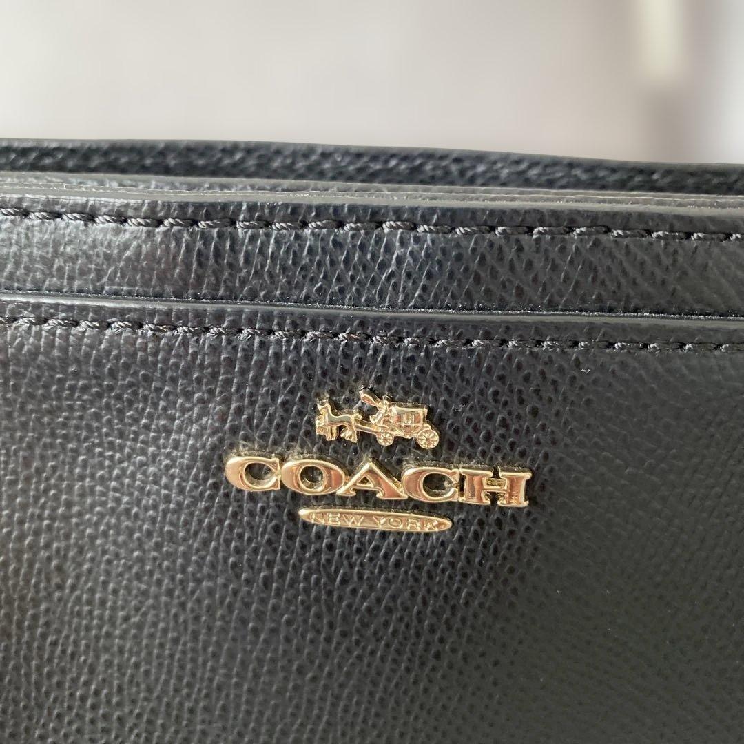 美品　COACH コーチ トートバッグ ブラック ビジネス　お仕事