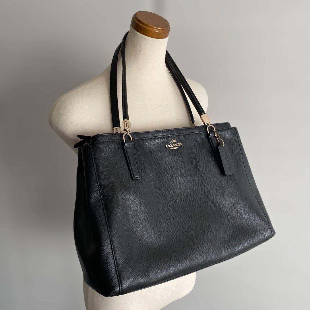 美品　COACH コーチ トートバッグ ブラック ビジネス　お仕事
