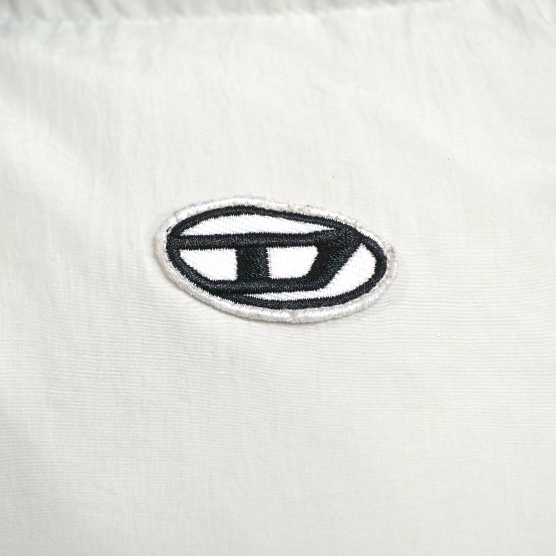 専用【極美品】DIESELディーゼル パデッドジャケットベストフーディ S白