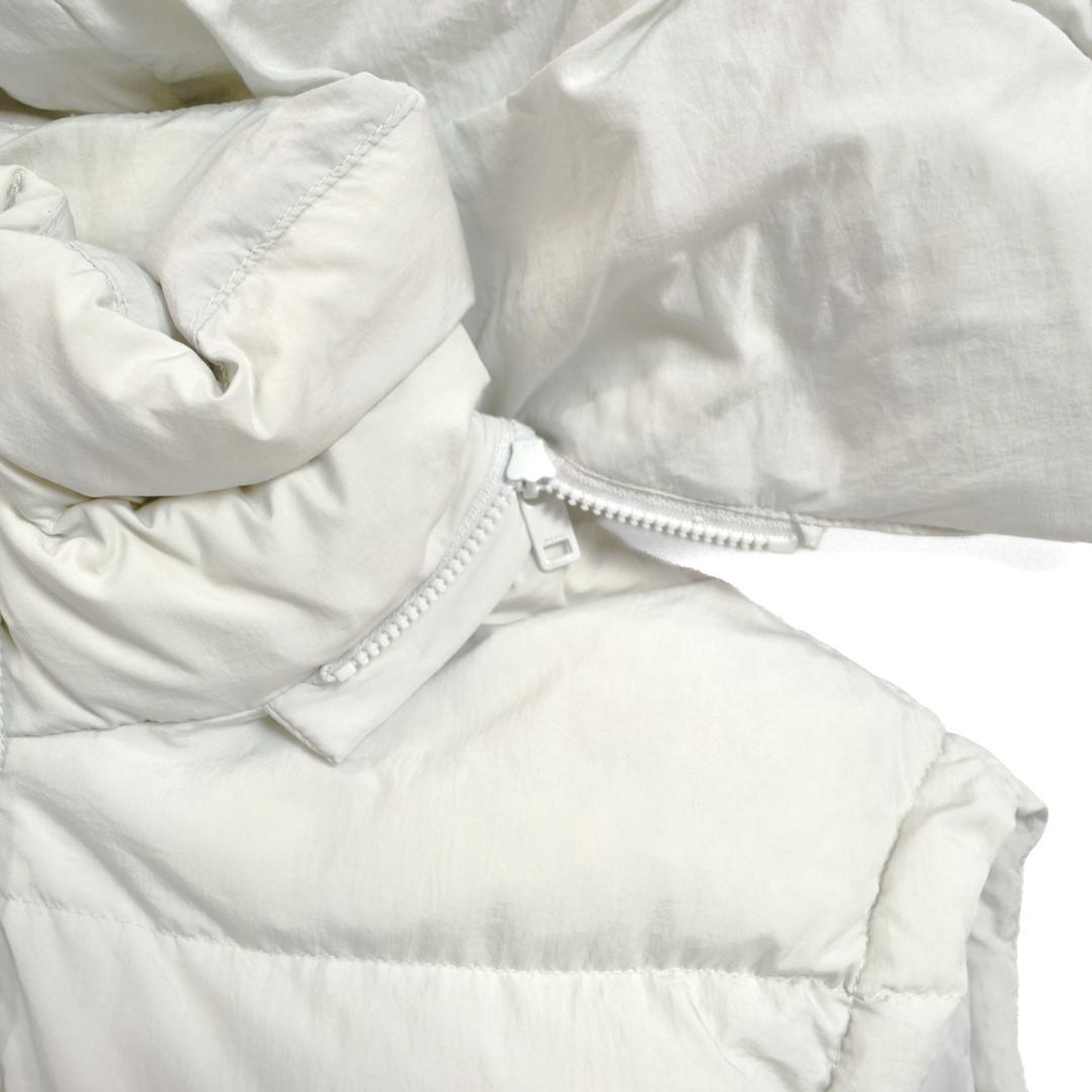 専用【極美品】DIESELディーゼル パデッドジャケットベストフーディ S白