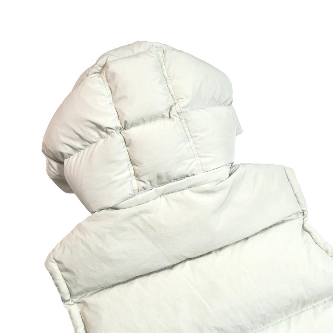 専用【極美品】DIESELディーゼル パデッドジャケットベストフーディ S白