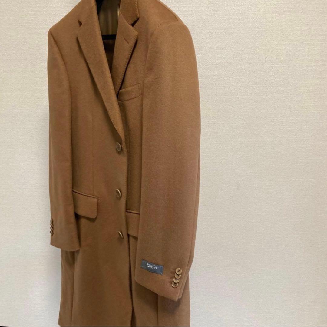 ❤️ゼニアZEGNA 新品　上品なデザインチェスターコート　正規品　溶けそうな生地