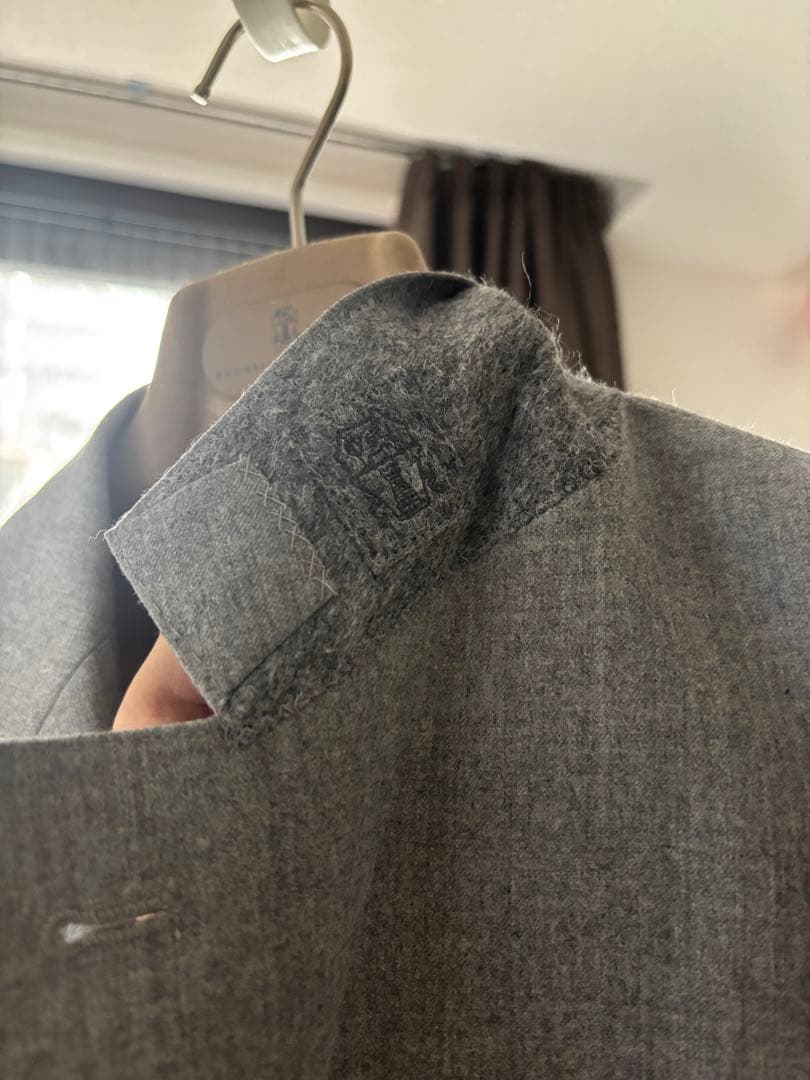 BRUNELLO CUCINELLI フランネルスーツ 46