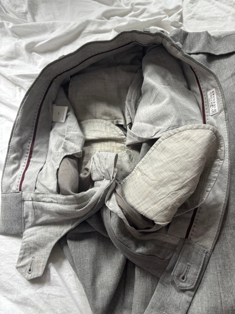 BRUNELLO CUCINELLI フランネルスーツ 46