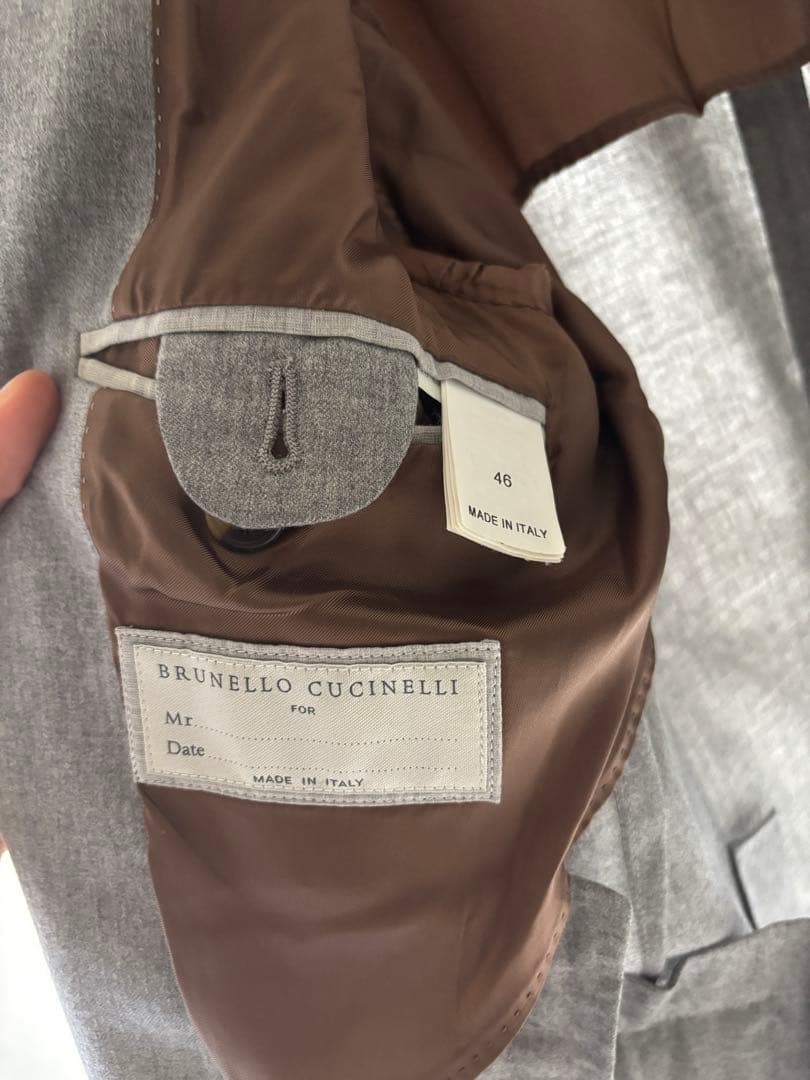 BRUNELLO CUCINELLI フランネルスーツ 46