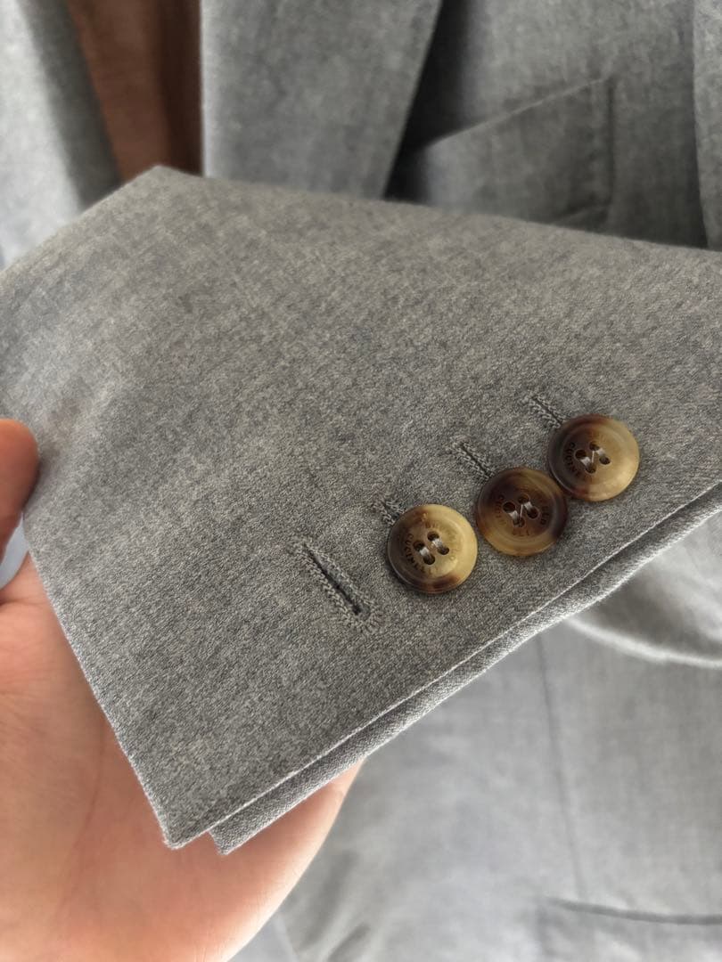 BRUNELLO CUCINELLI フランネルスーツ 46