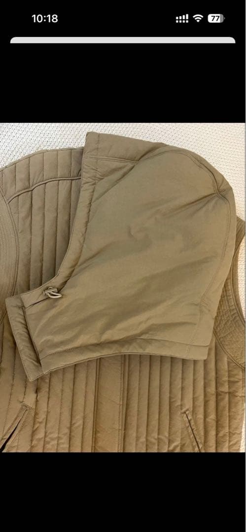 まゆ様★TODAYFUL★フード付きキルティングロングベスト★美品★