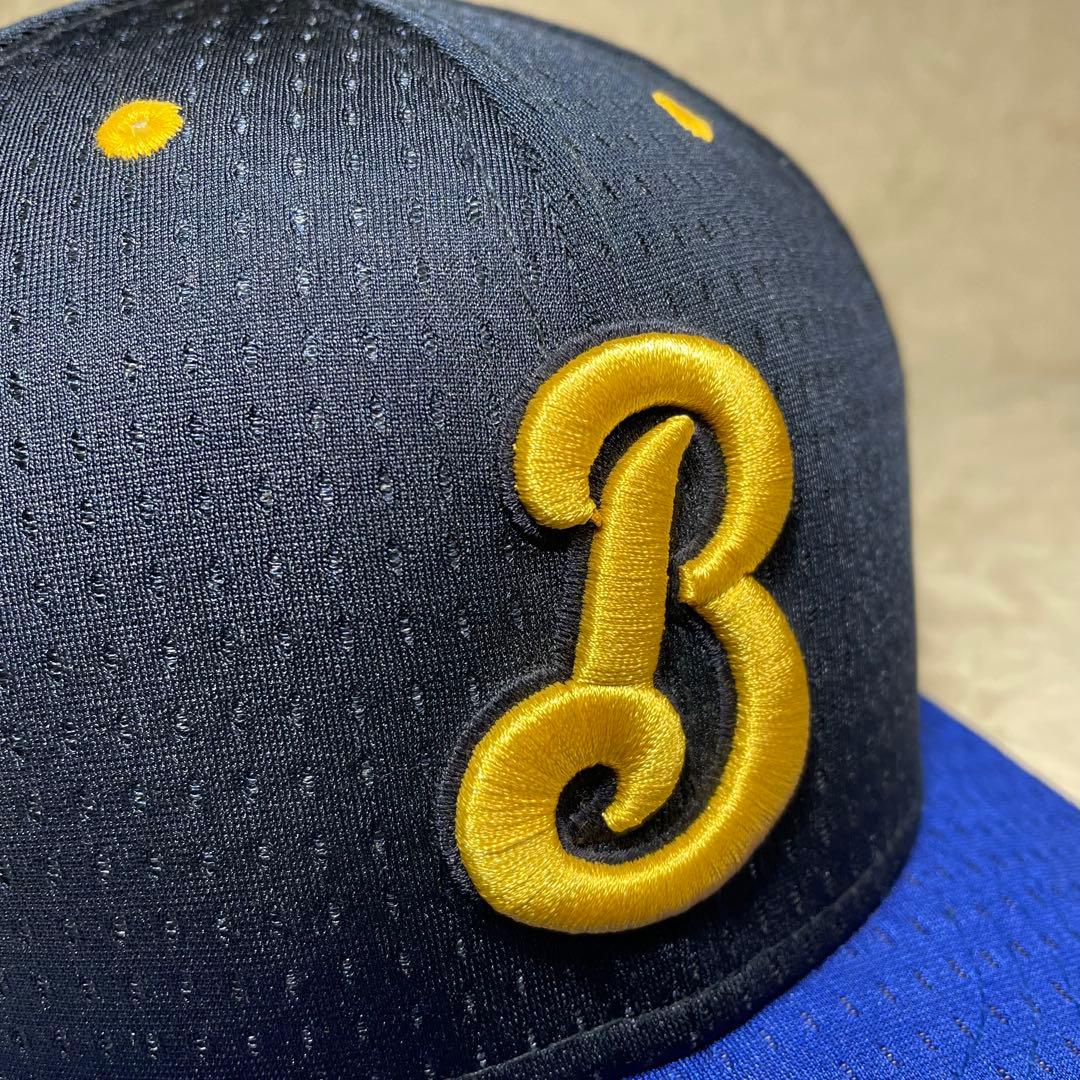 横浜ベイスターズ NEW ERA キャップ 旧ロゴ β ベータ 黒金 プロコレ