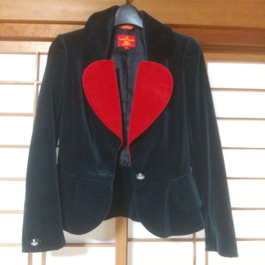 ✨ 希少 ヴィヴィアンウエストウッド ラブジャケット ハート 別珍 ベロア