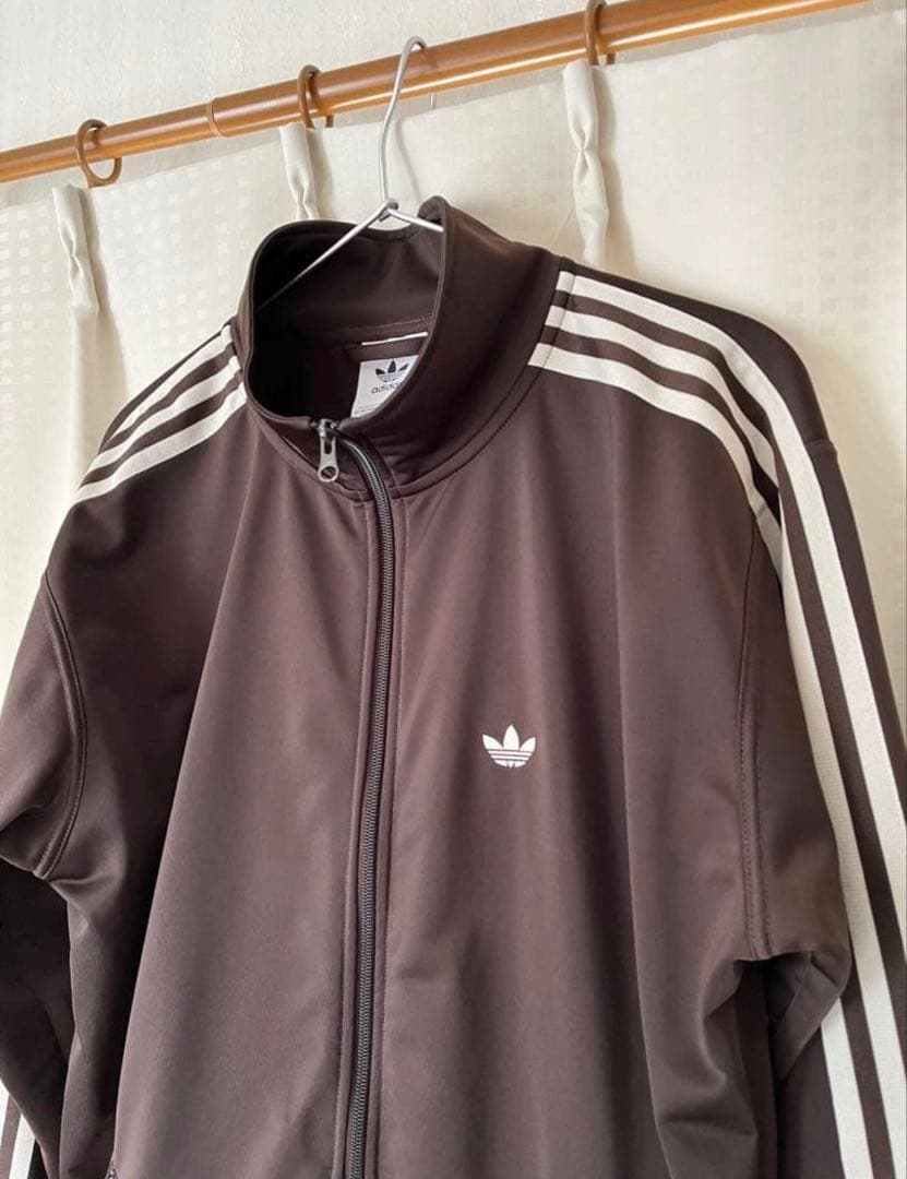 超希少★美品アディダス ベッケンバウアートラックジャケット茶白　ソリュン