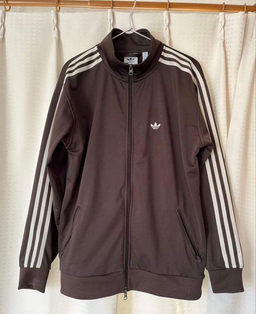超希少★美品アディダス ベッケンバウアートラックジャケット茶白　ソリュン