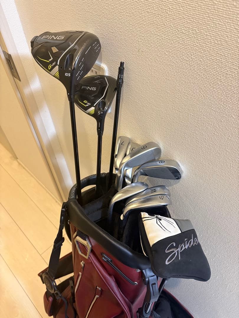 メンズ　ゴルフクラブセット　PING g430 spider