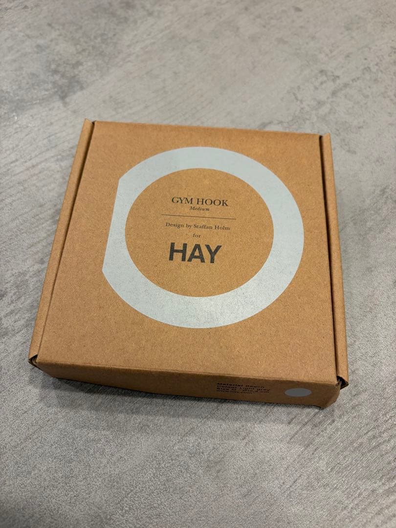 未使用HAY ジムフック Mサイズ ライトグレー