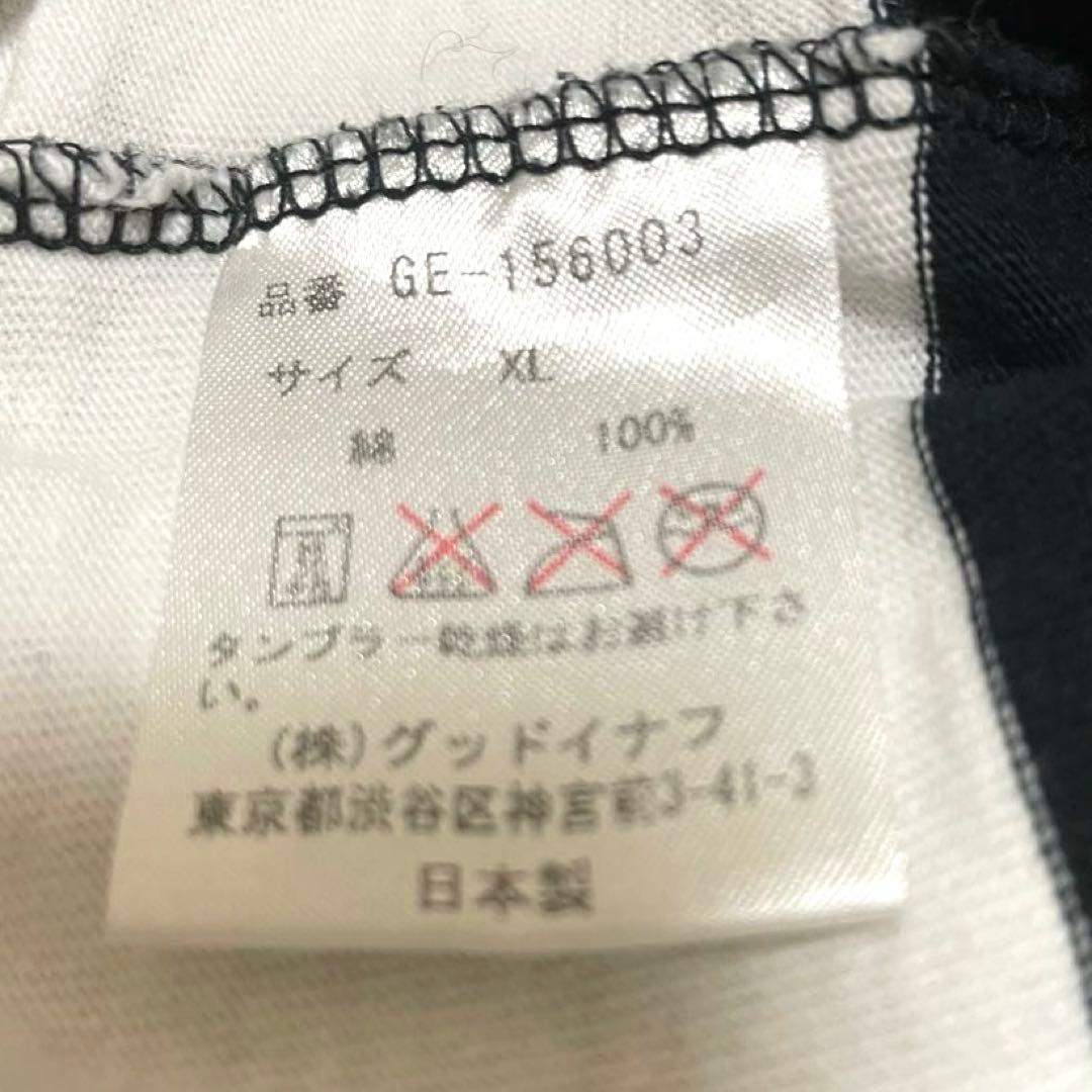 ✅激レア早い者勝ちXLサイズgoodenoughボーダーTシャツ黒白グッドイナフ
