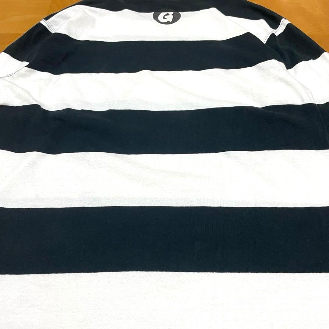 ✅激レア早い者勝ちXLサイズgoodenoughボーダーTシャツ黒白グッドイナフ