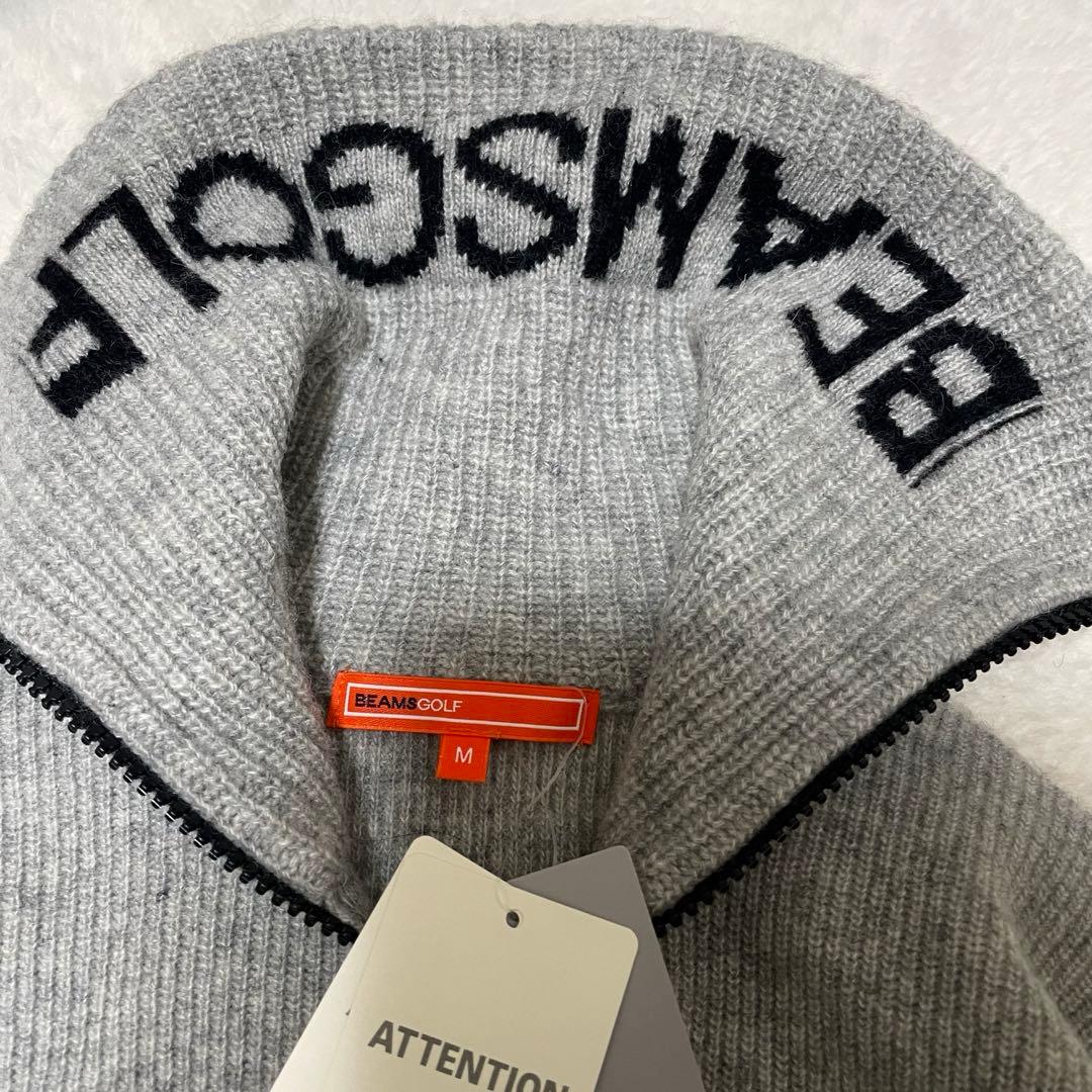 新品未使用【ビームスゴルフBEAMS GOLF】ニットワンピース グレー　M