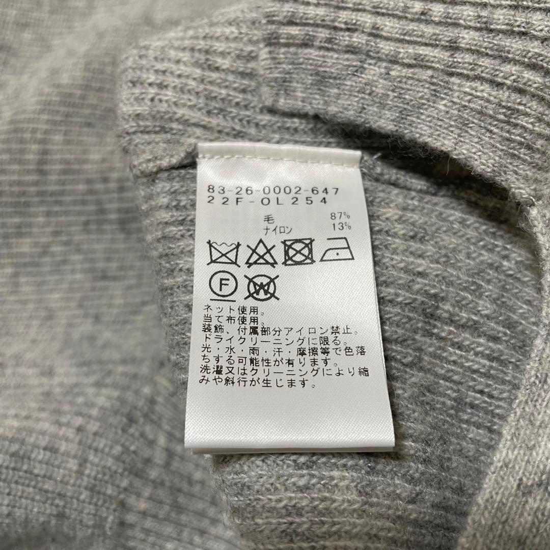 新品未使用【ビームスゴルフBEAMS GOLF】ニットワンピース グレー　M