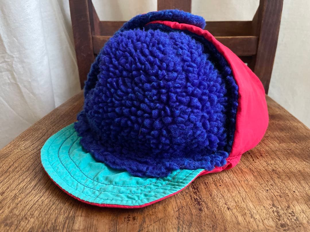 【 Columbia 】 80s イヤーフラップキャップ 耳当て付き USA製