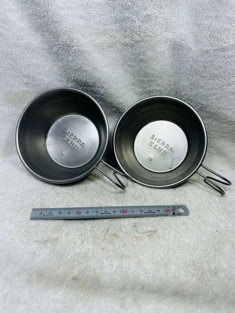 良品ビンテージ品　シエラクラブカップ®️刻印　ステンレス製　2個セット