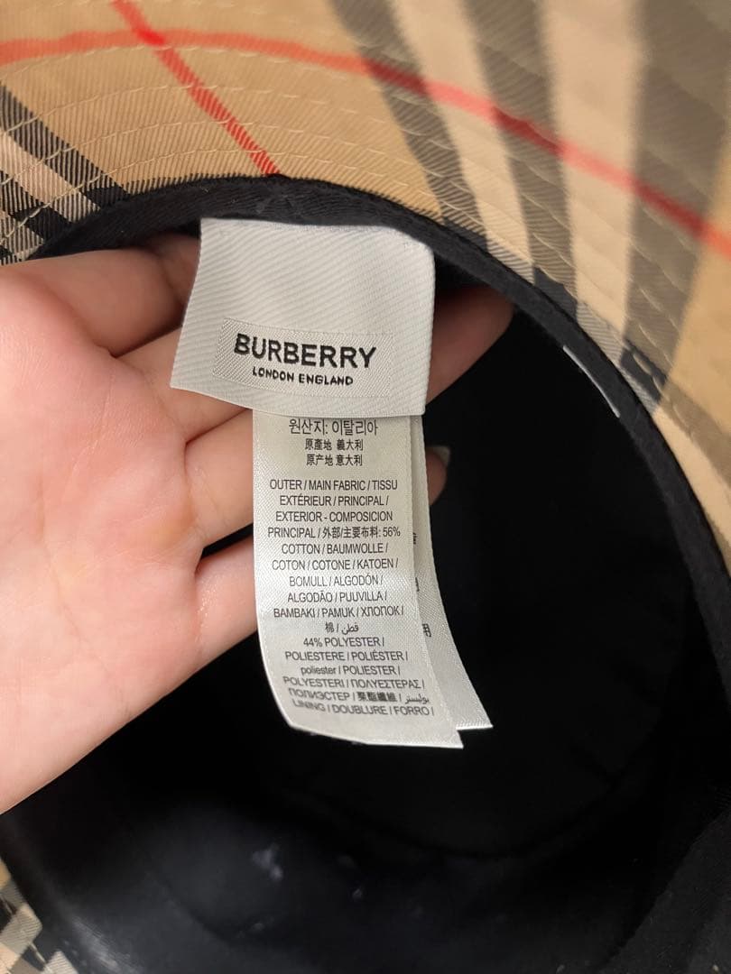 Burberry バケットハット【美品】