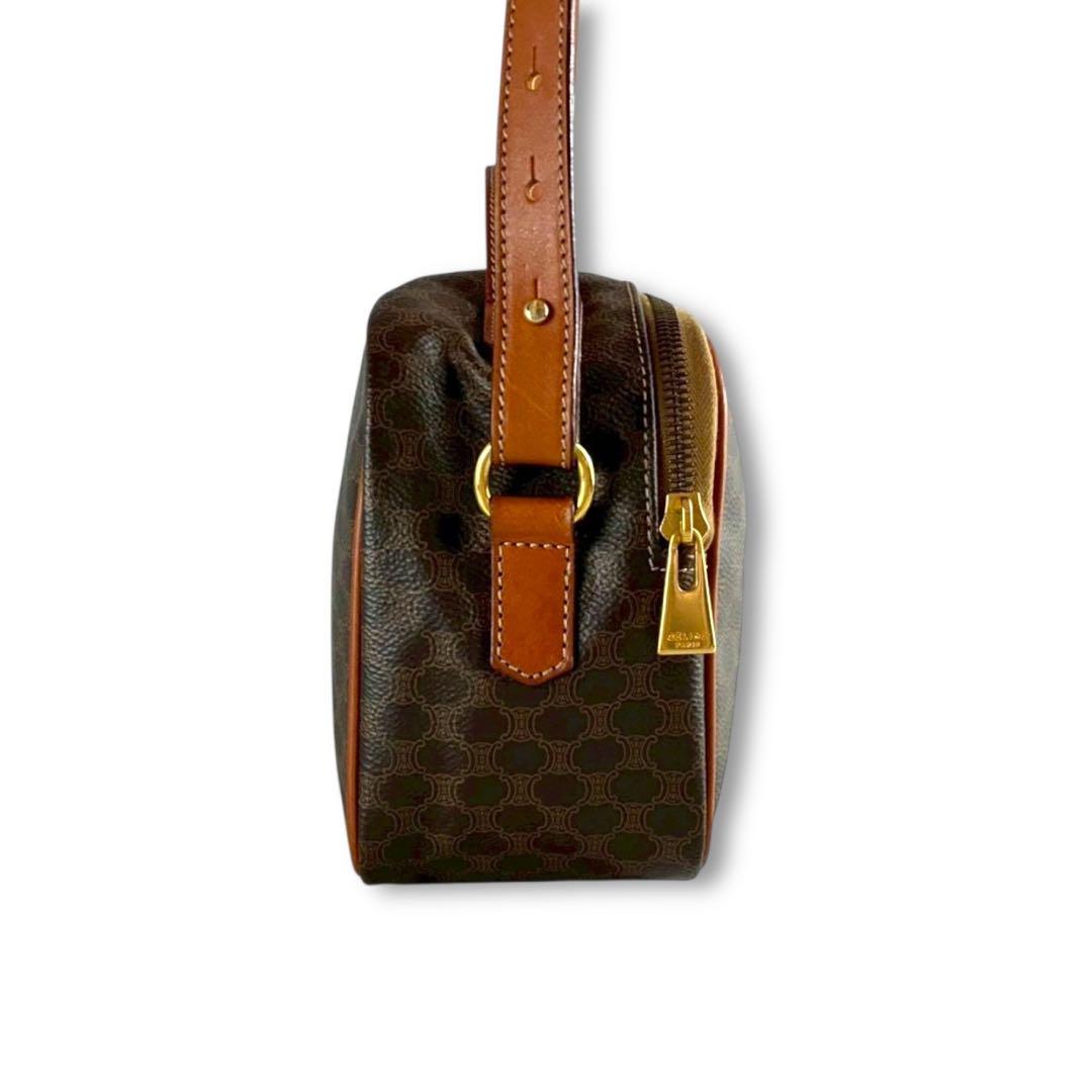 希少★セリーヌ マカダム 2way ショルダーバッグ ハンドバッグ トリオンフ