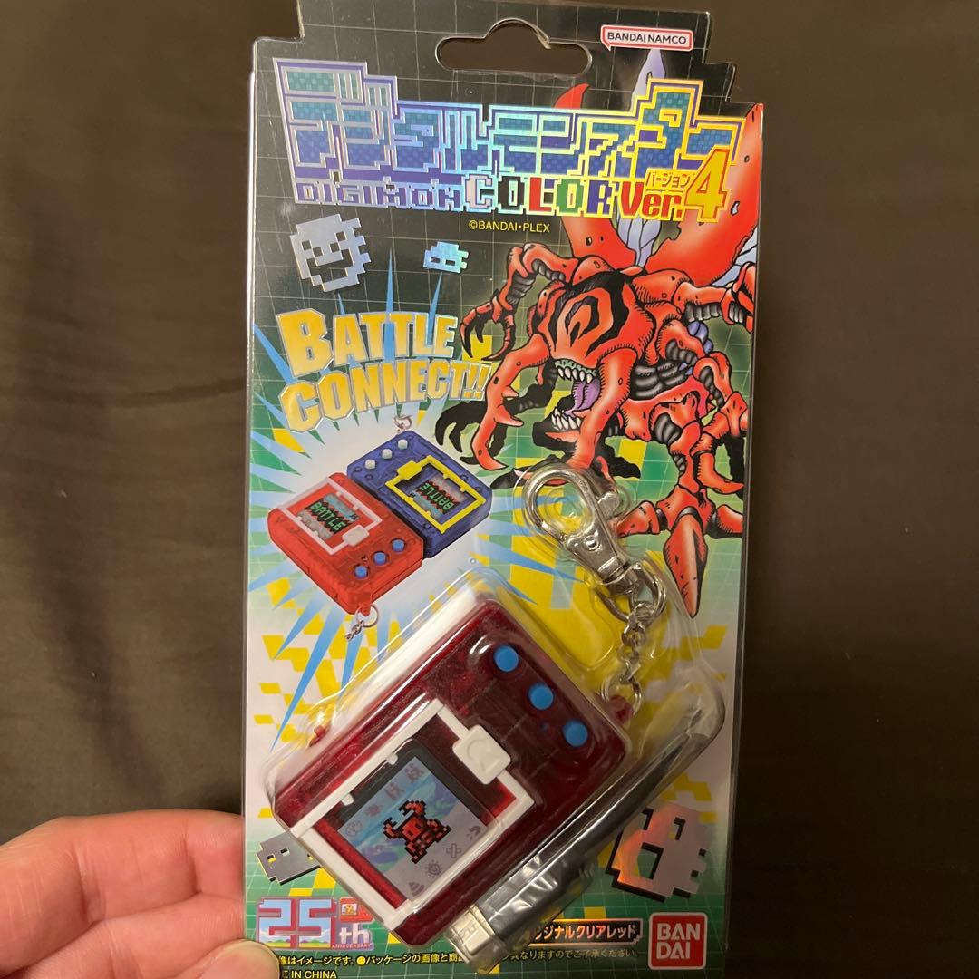 新品　デジモンカラーver.4 オリジナルクリアレッド