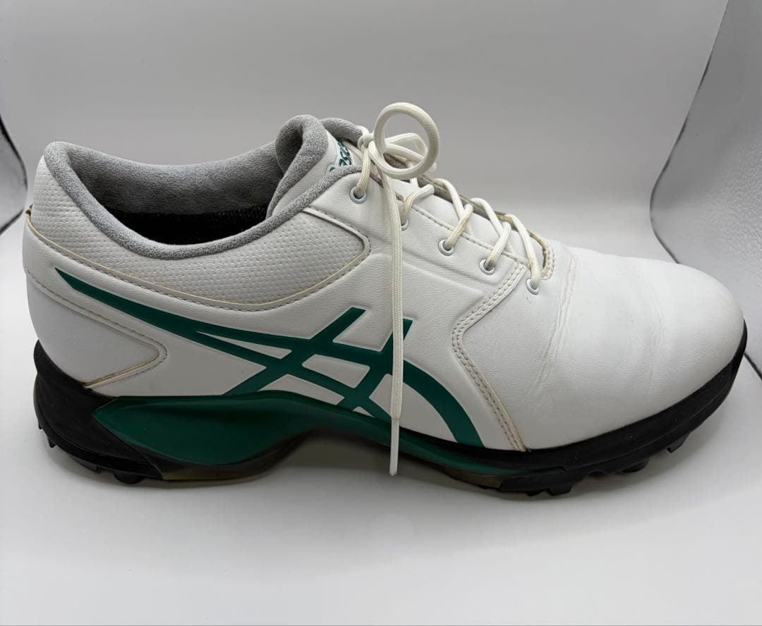 asics ゴルフシューズ ホワイト/グリーン 松山英樹 26.0センチ