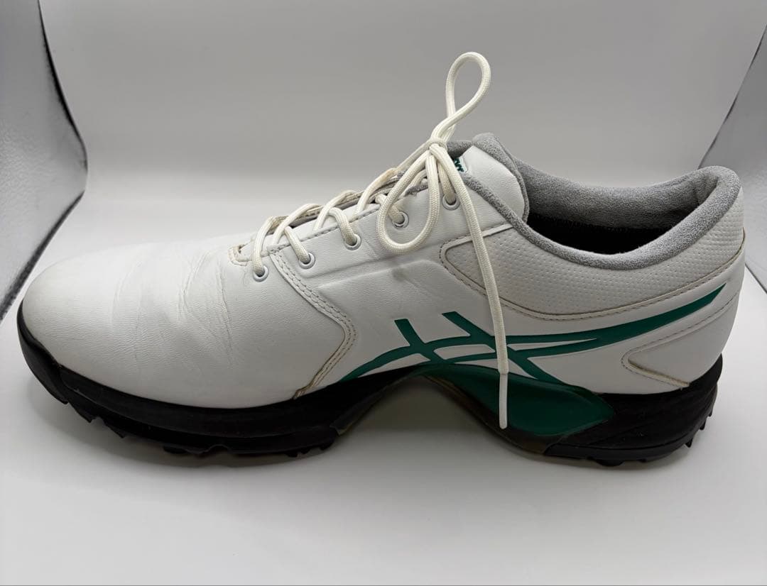 asics ゴルフシューズ ホワイト/グリーン 松山英樹 26.0センチ
