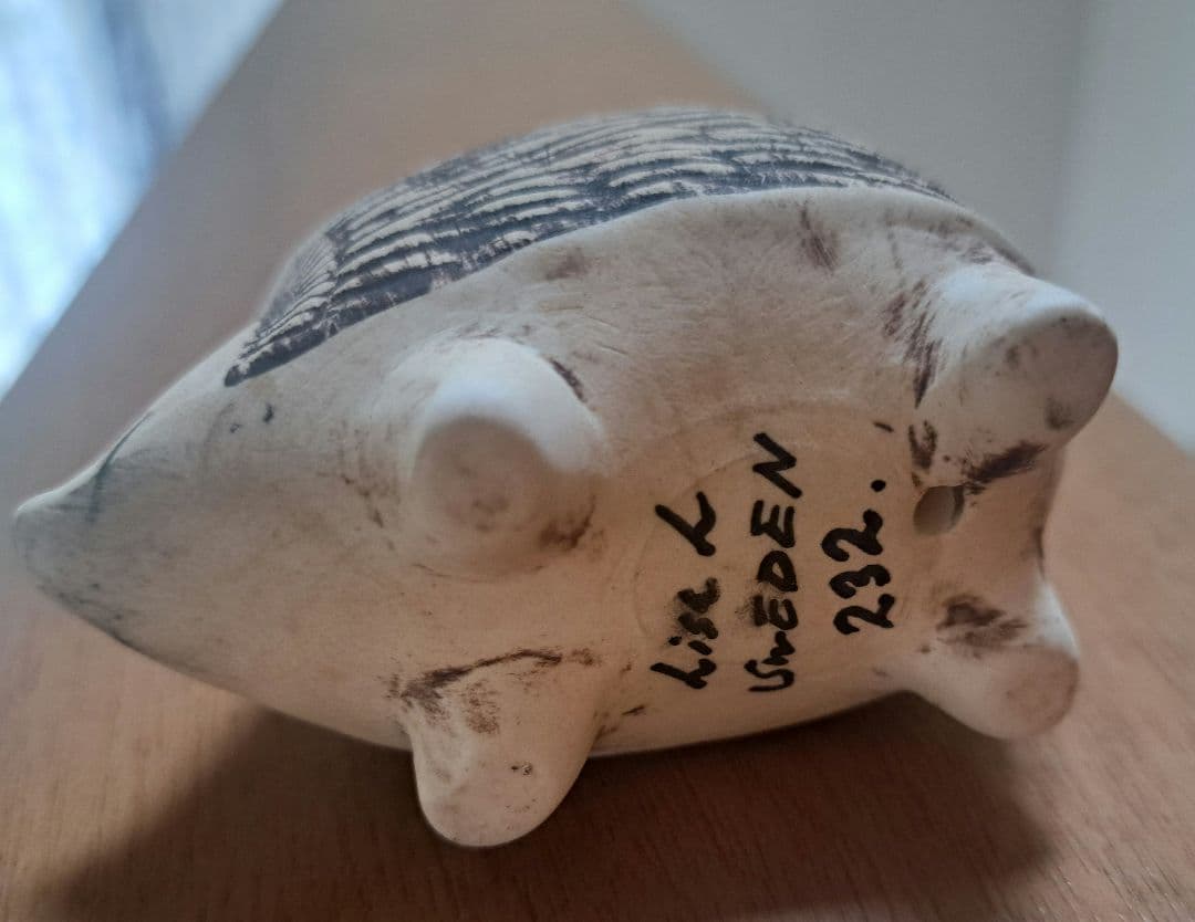 ブルスカさま限定 リサ・ラーソン 陶器 ハリネズミ オブジェ