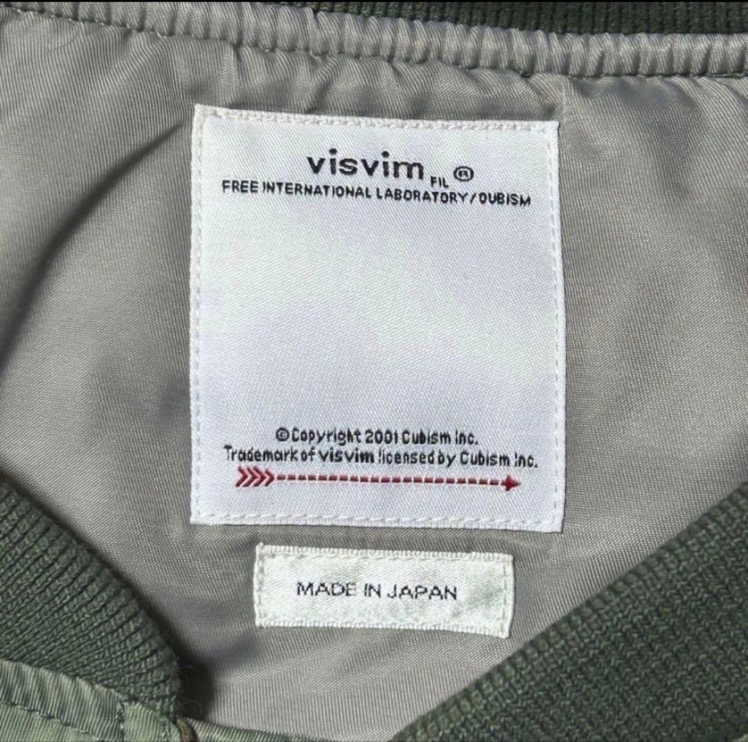 未使用　VISVIM FIL THORSON MA-1 ヴィンテージ加工 XL