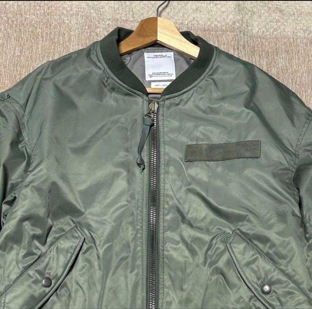 未使用　VISVIM FIL THORSON MA-1 ヴィンテージ加工 XL